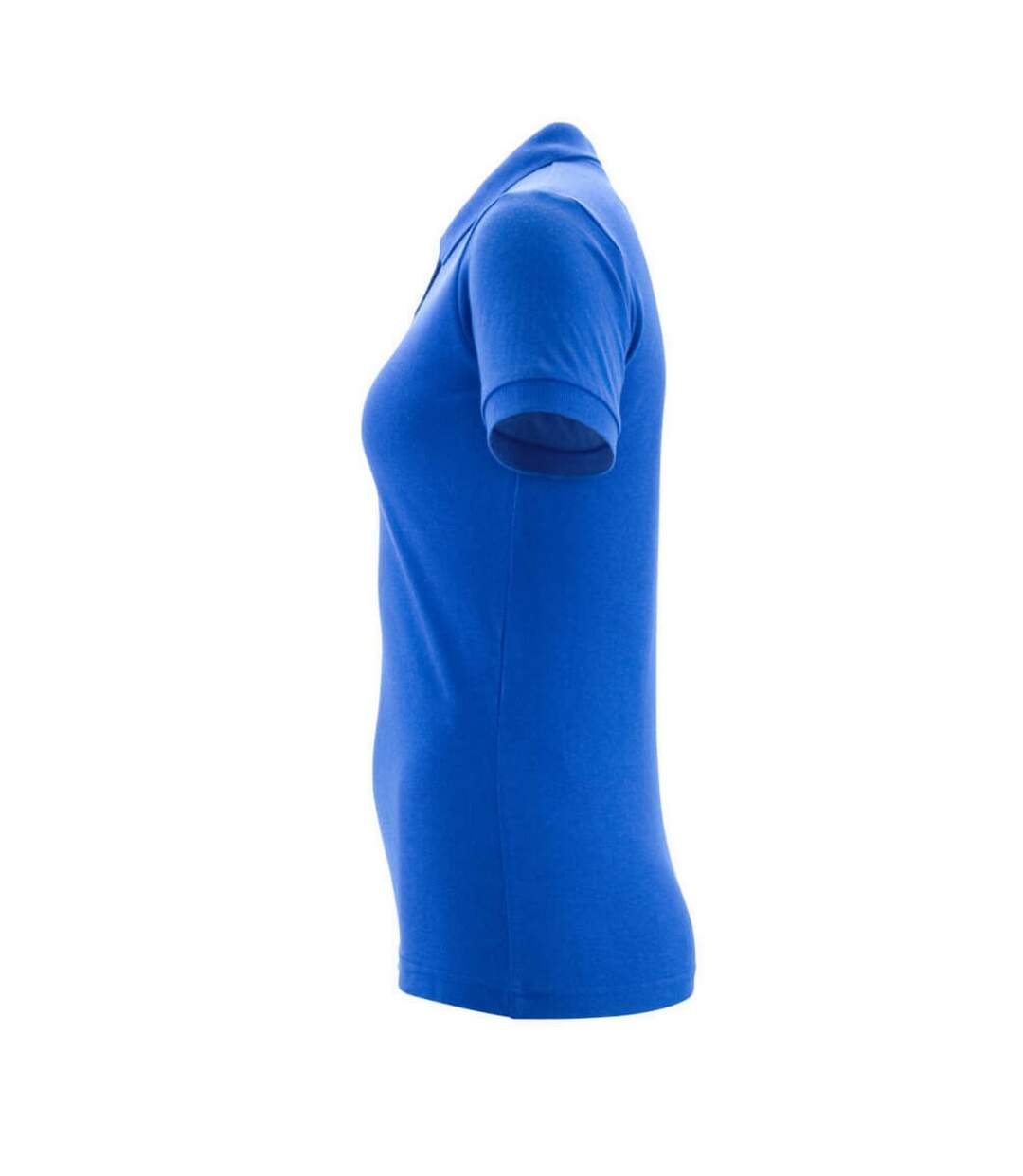 Womens/ladies Crossover Polo Shirt Royal Blue Mascot-4