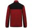 Veste recylée en polytricot - WK9108 - rouge chiné et noir-2