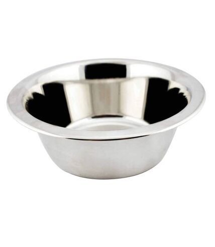 Weatherbeeta Stainless Steel Dog Bowl (28cm) (Silver) - UTWB1328