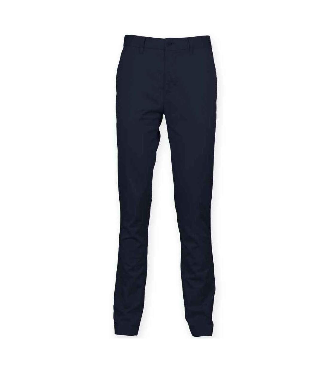 Chino Homme Bleu Marine Front Row-1
