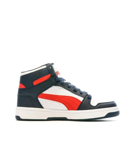 Baskets noires/rouges homme puma rebound