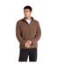 Haut Polaire Motif/style Détail Contrasté Alfie Homme Marron Animal-1