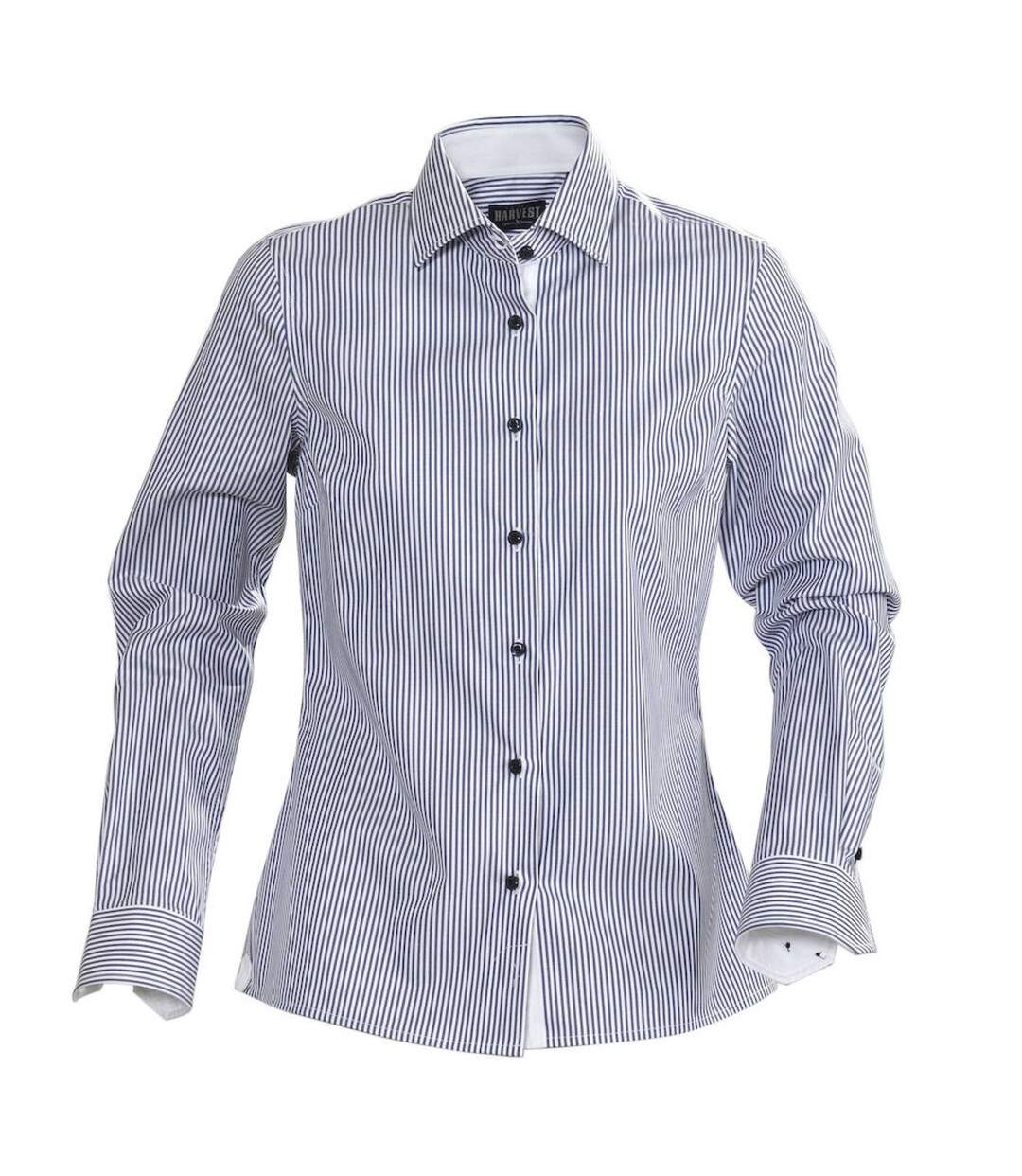 Chemisier Reno Femme Bleu Marine James Harvest-1