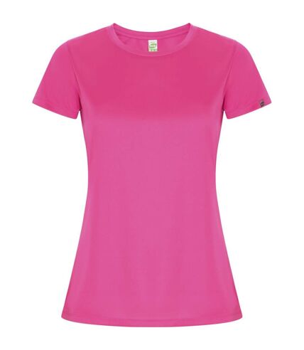 T-shirt imola femme rose fluo Roly Roly