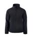 Mens deer soft shell jacket black MAGNUM-1