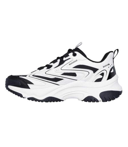 Womens/ladies Moonhiker Logo Trainers White Black Skechers
