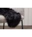 Tapis Imitation Fourrure Katy 60x90cm Noir-3