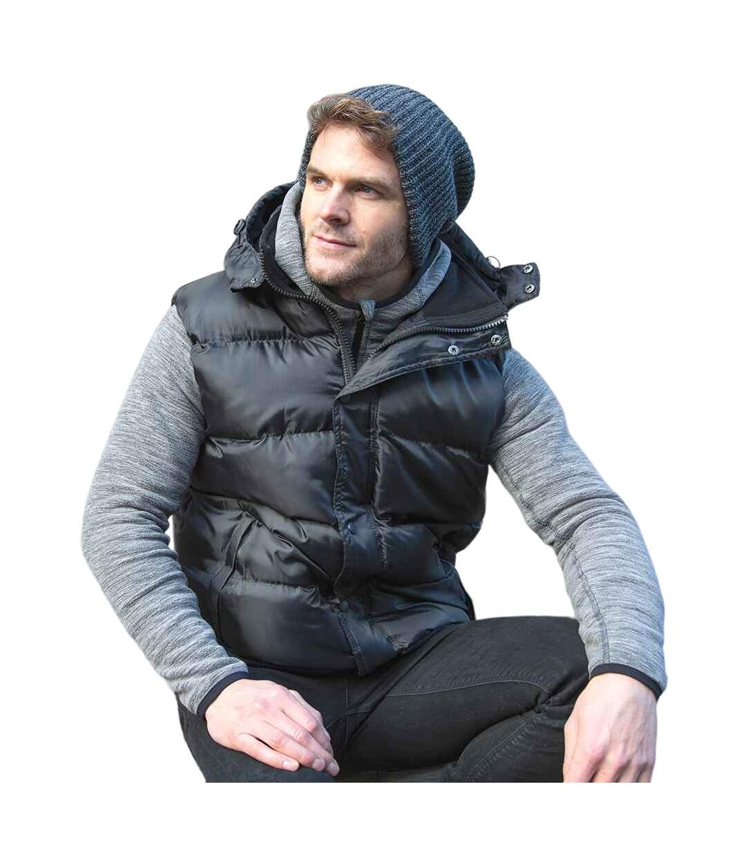 Unisex adult nova padded vest black Result Core