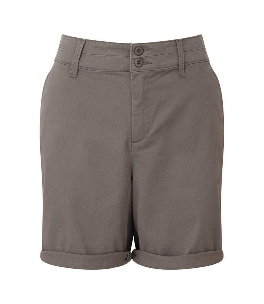 Womens/ladies chino lightweight shorts slate Asquith & Fox