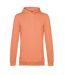 Sweat à capuche homme orange melon B&C B&C