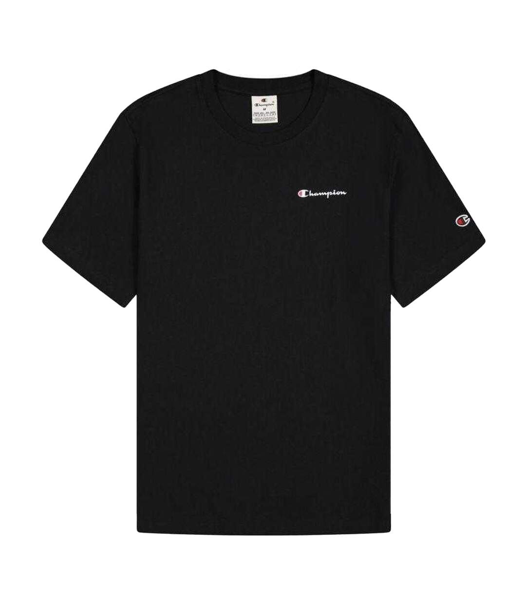 T-shirt Manches Courtes Homme Noir Champion-2