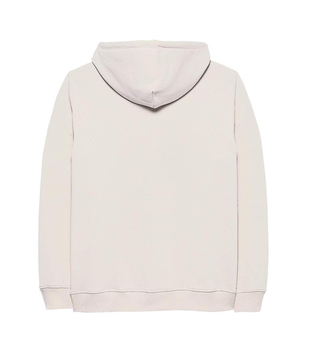 Sweat beige homme tommy hilfiger badge-2