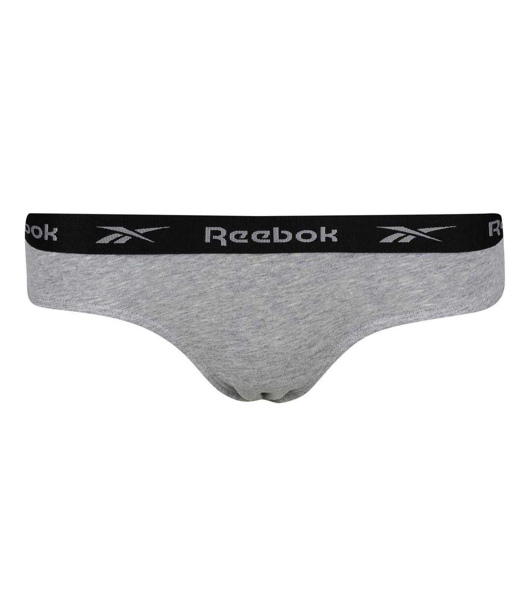 Lot De 3  Culottes Motif/style Logo Carina Femme Noir Blanc Gris Reebok-4