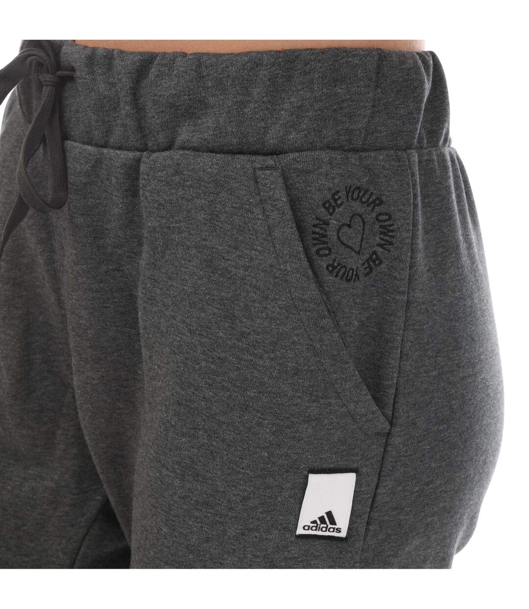 Pantalon de jogging femme charbon Adidas-3