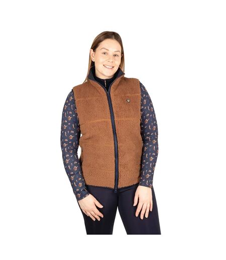 Veste Sans Manches Elevate Femme Marron Hy