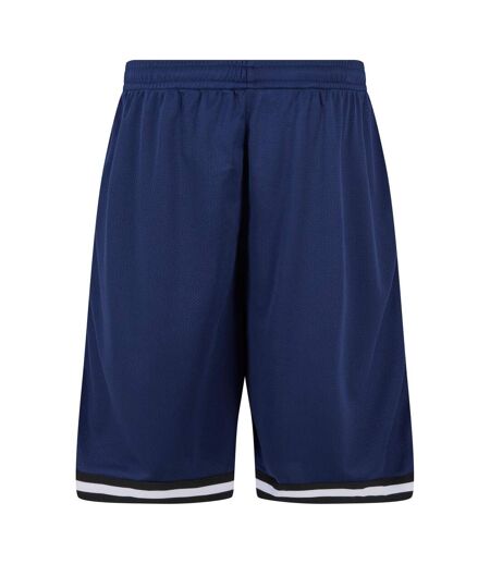 Short Motif/style À Rayures Homme Bleu Foncé Noir Blanc Urban Classics