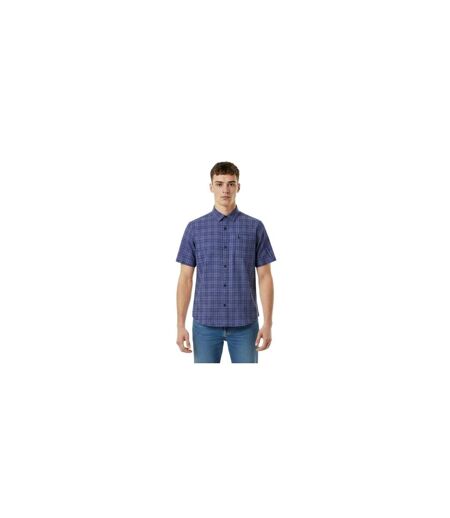 Mens Checked Pocket Shirt Indigo Jack Wills