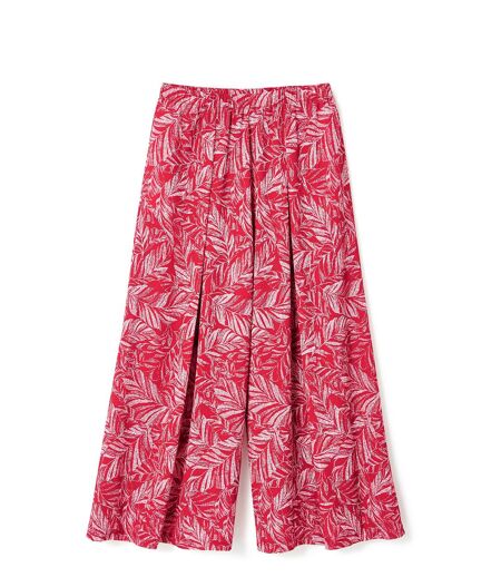Jupe pantalon avec taille élastiquée