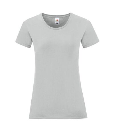 Womens/ladies iconic 150 t-shirt zinc Fruit of the Loom