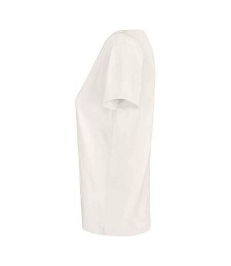T-shirt Imperial Femme Blanc Cassé SOLS