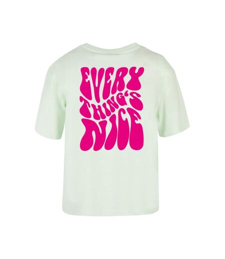 T-shirt Everything Is Nice Femme Menthe Claire Miss Tee
