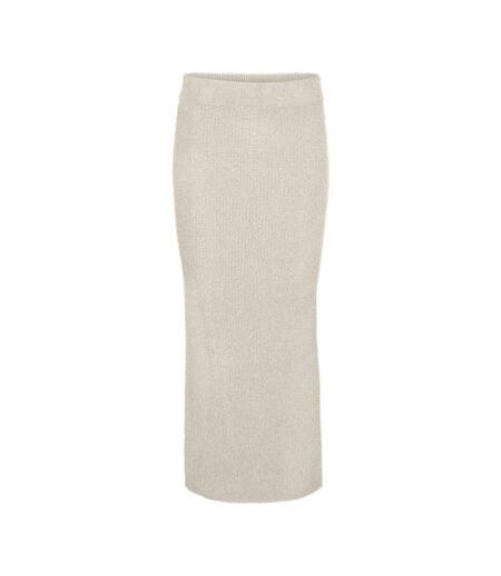 Jupe longue beige femme vero moda puff