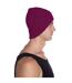Bonnet À Revers En Coton Biologique Original Bordeaux Beechfield-1