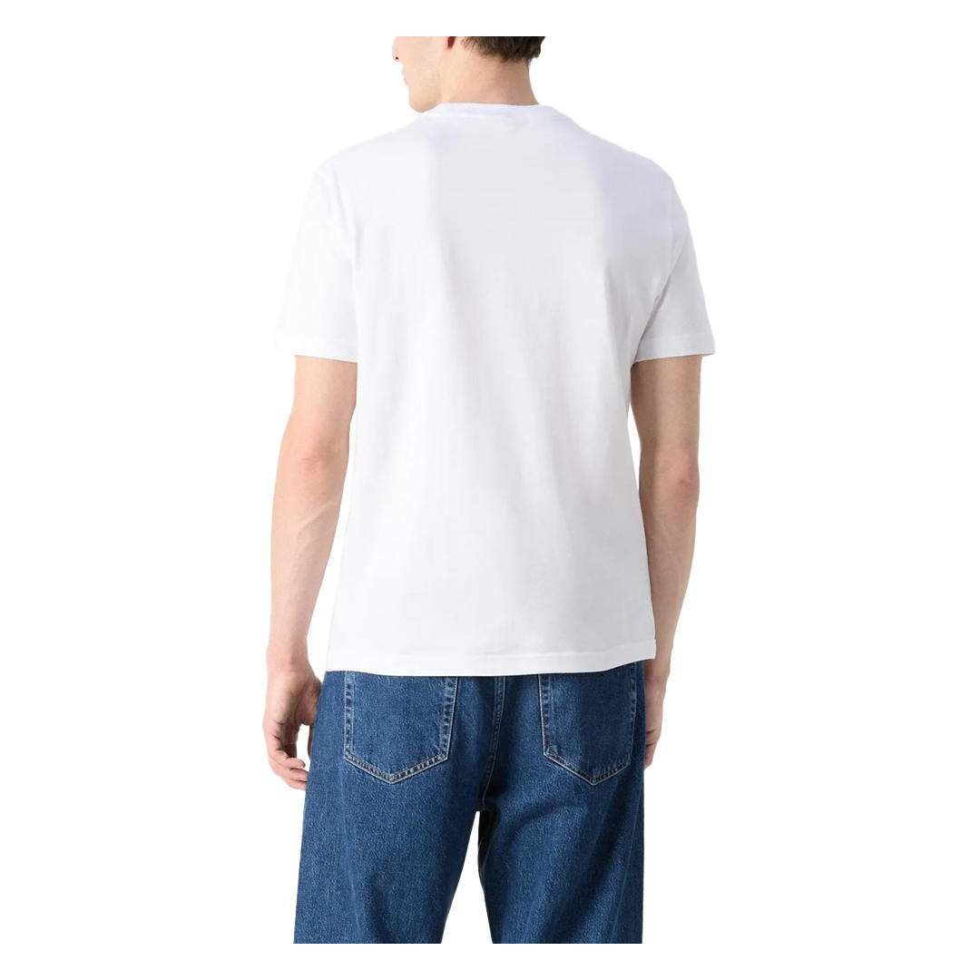 T-shirt Blanc Homme Calvin Klein Jeans Split Line - L-2