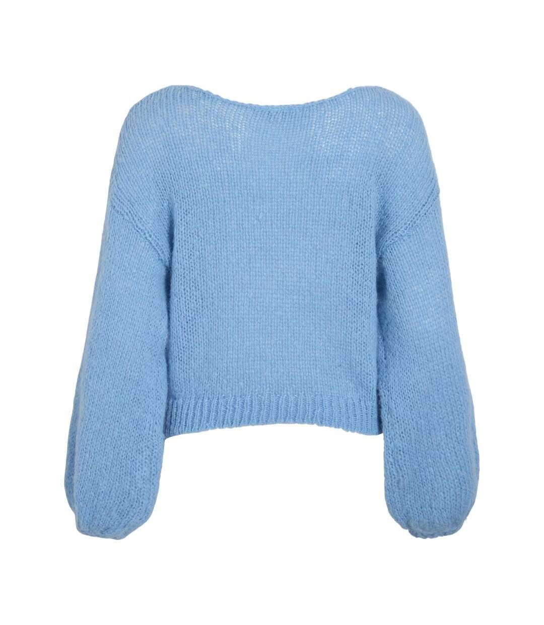 Pull bleu femme vila choca-2