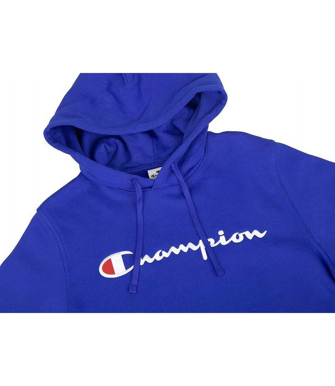 Sweat À Capuche Motif/style Texte Homme Bleu Roi Champion-4