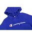 Sweat À Capuche Motif/style Texte Homme Bleu Roi Champion-4