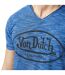 T-shirt homme col V effet strié Ron Vondutch-2