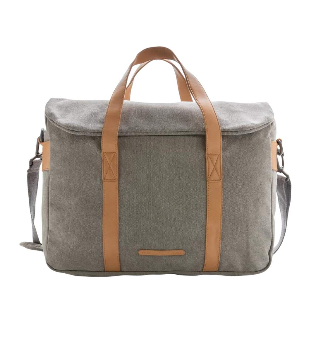 Canvas laptop bag one size grey XD Collection-1