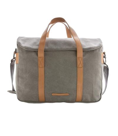 Canvas laptop bag one size grey XD Collection