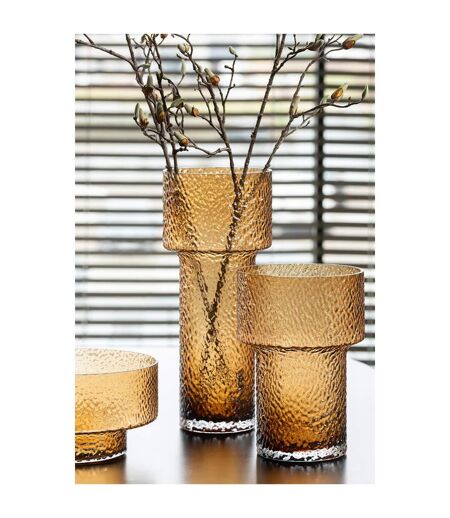 Vase Design en Verre Betty 45cm Marron