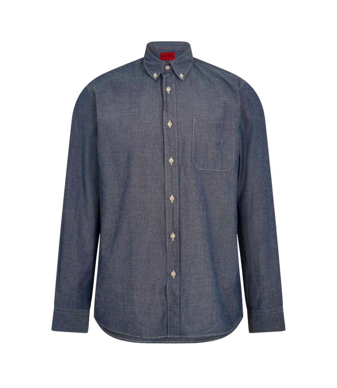 Chemise À Boutons Homme Bleu Pastel Hugo-1