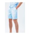 Hype Mens Palm Leaf Shorts (Blue) - UTHY4793