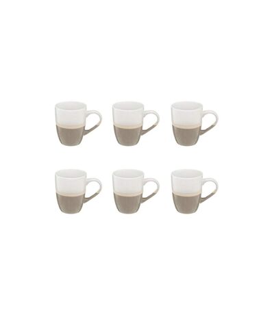 Lot de 6 Mugs Design Sofia 33cl Gris