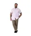 Chemise Manches Courtes James Homme Rose Duke-4