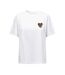 T-Shirt blanc femme only cary-1