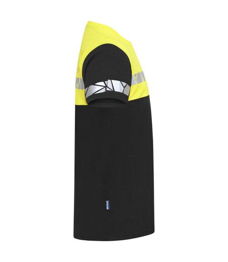 T-shirt Progression Homme Noir Jaune Projob