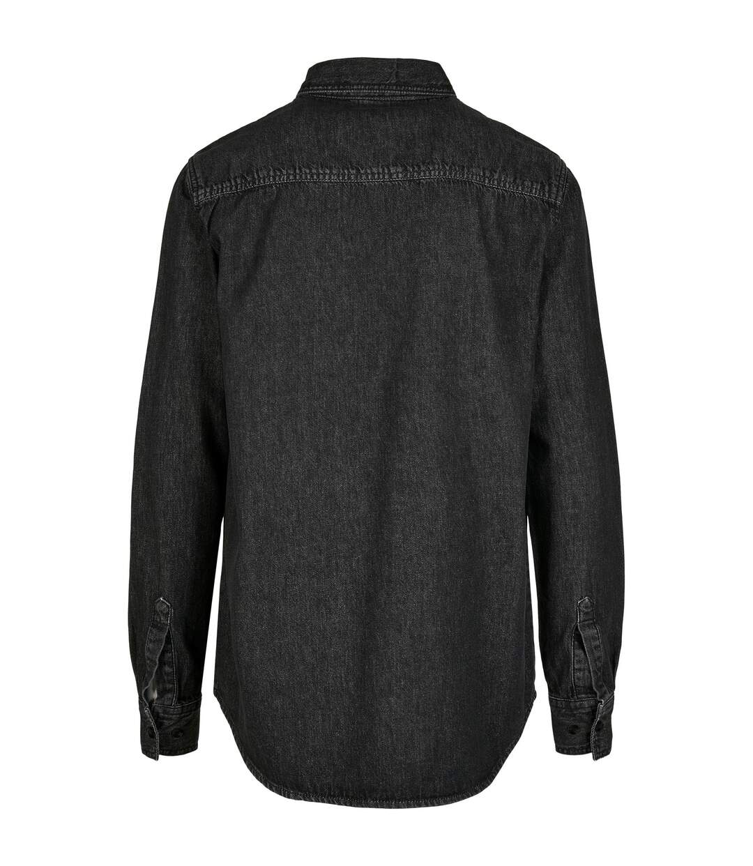 Unisex Adult Denim Shirt Black Washed Build Your Brand-2