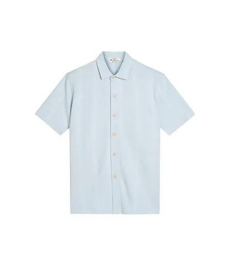 Chemise Motif/style Vertical Homme Bleu Poudré Ben Sherman