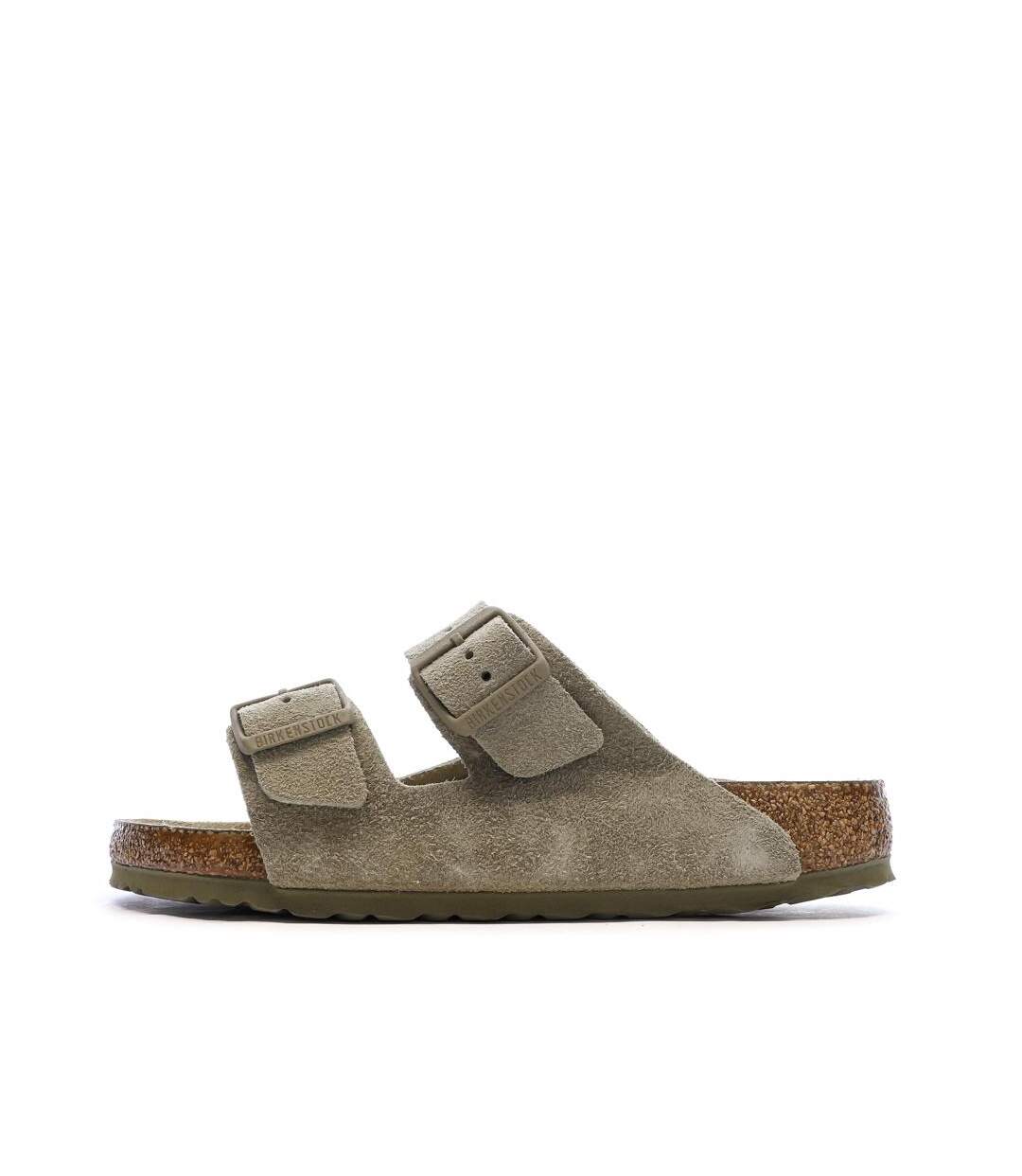 Sandales vertes olive mixte birkenstock arizona-1
