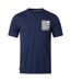 T-shirt Sport Motif À Carreaux Homme Bleu Marine Aquascutum-1