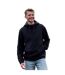 Mens Louis Fleece Hoodie Black Animal-1