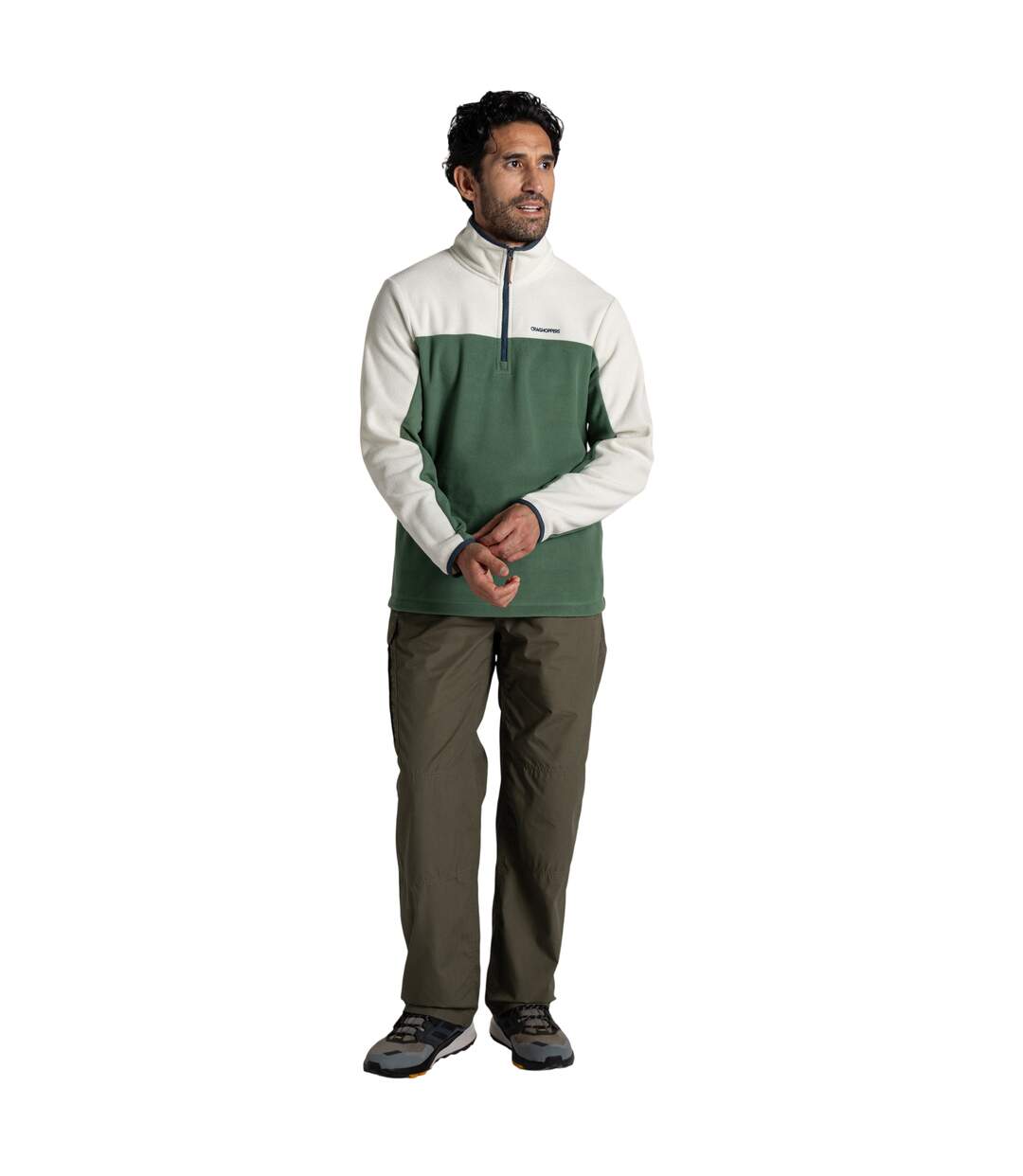 Pantalon Décontracté À Taille Haute Semi-élastiquée Kiwi Classic Homme Anthracite Craghoppers-1