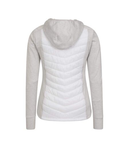 Doudoune Matelassée Action Packed Femme Blanc Mountain Warehouse