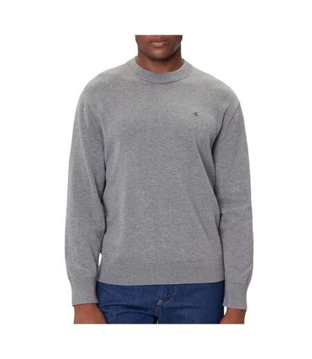 Sweat gris homme calvin klein jeans easy - l