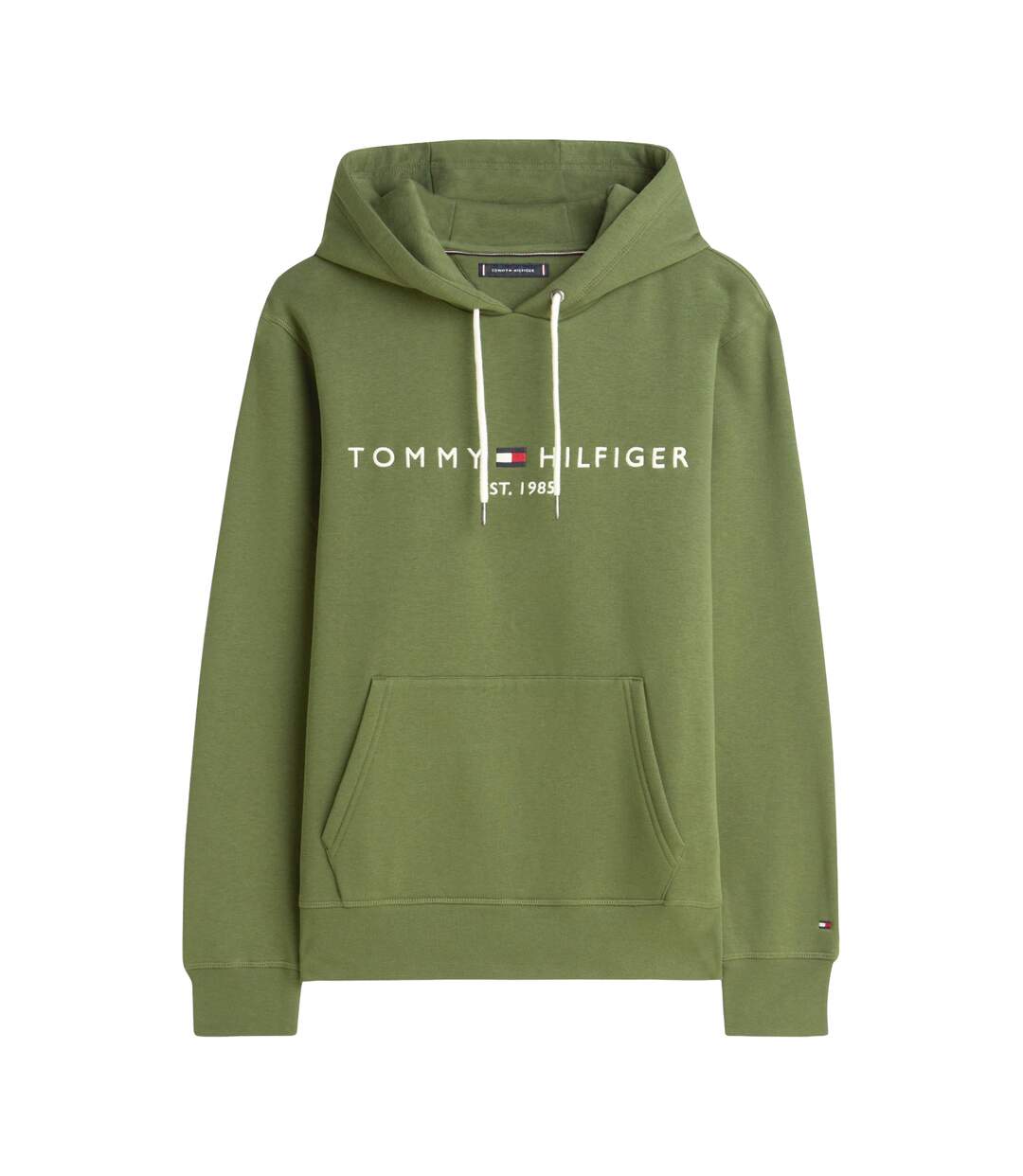 Mens Logo Hoodie Pine Tommy Hilfiger-2